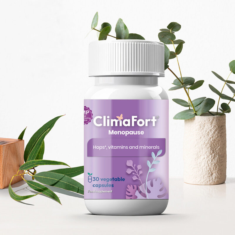 ClimaFort menopause, alivio de los bochornos y síntomas de la menopausia