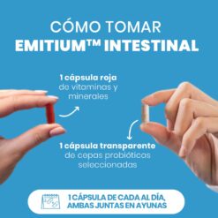 EMITIUM Intestinal, probióticos y nutrientes para la microbiota