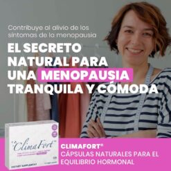 ClimaFort Menopausia, tu secreto para una menopausia tranquila y cómoda