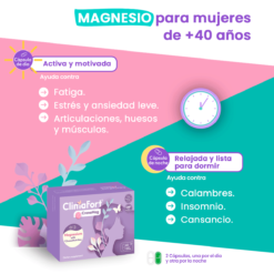 Magnesio para mujeres de más de 40 años · ClimaFort CronoMag