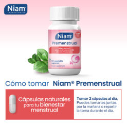 Niam Premenstrual, cápsulas naturales para tu bienestar menstrual