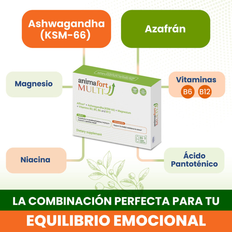 AnimaFort MULTI® | Pastillas Naturales para la Ansiedad