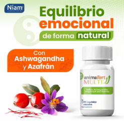 AnimaFort MULTI, cápsulas naturales para el equilibrio emocional