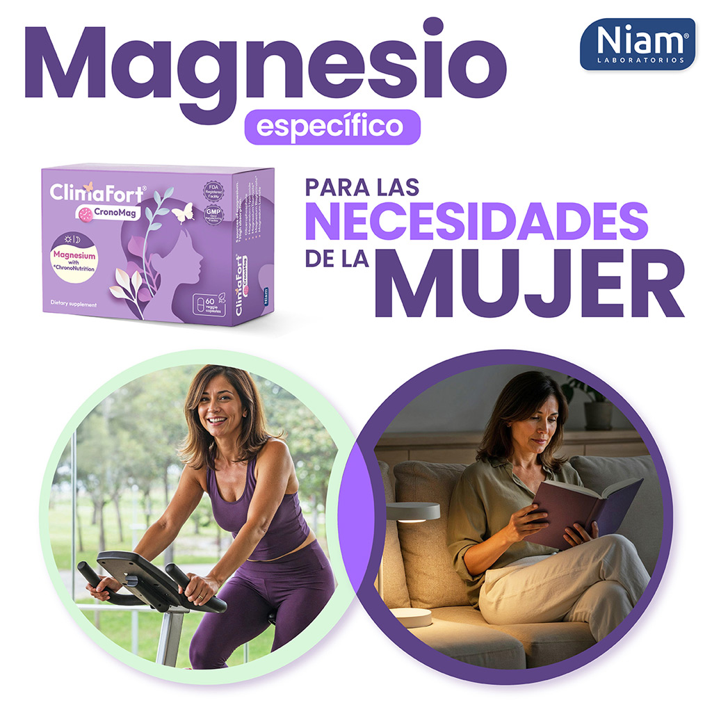 ClimaFort CronoMag, magnesio para las necesidades de la mujer