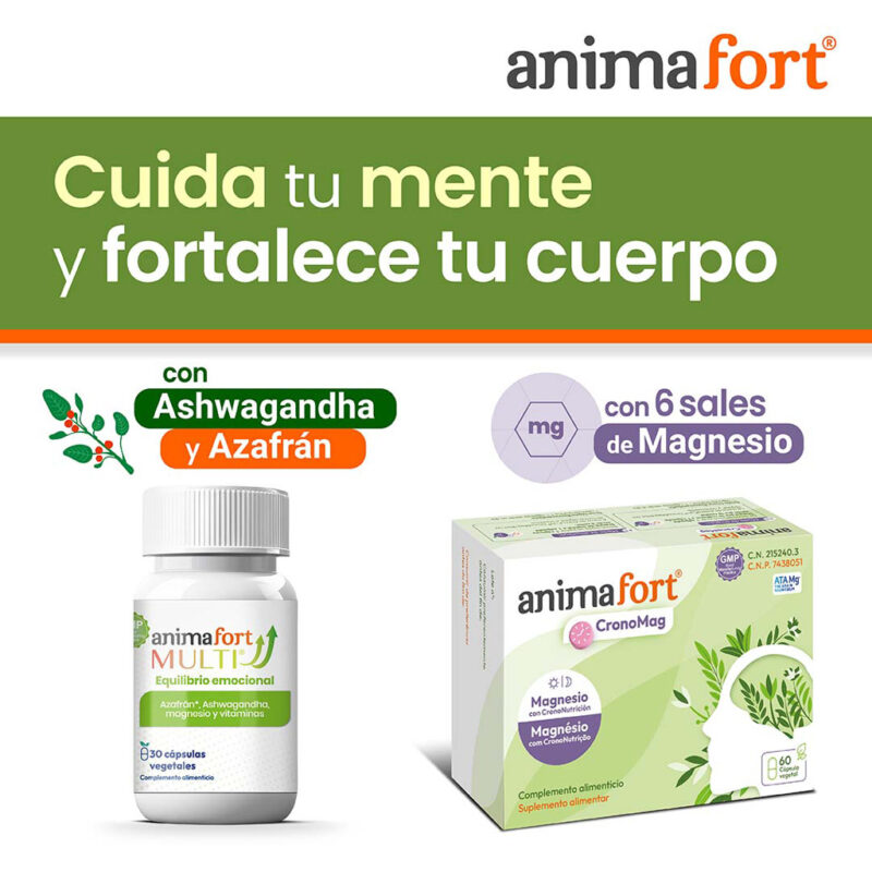 Gama de suplementos AnimaFort, para cuidar cuerpo y mente