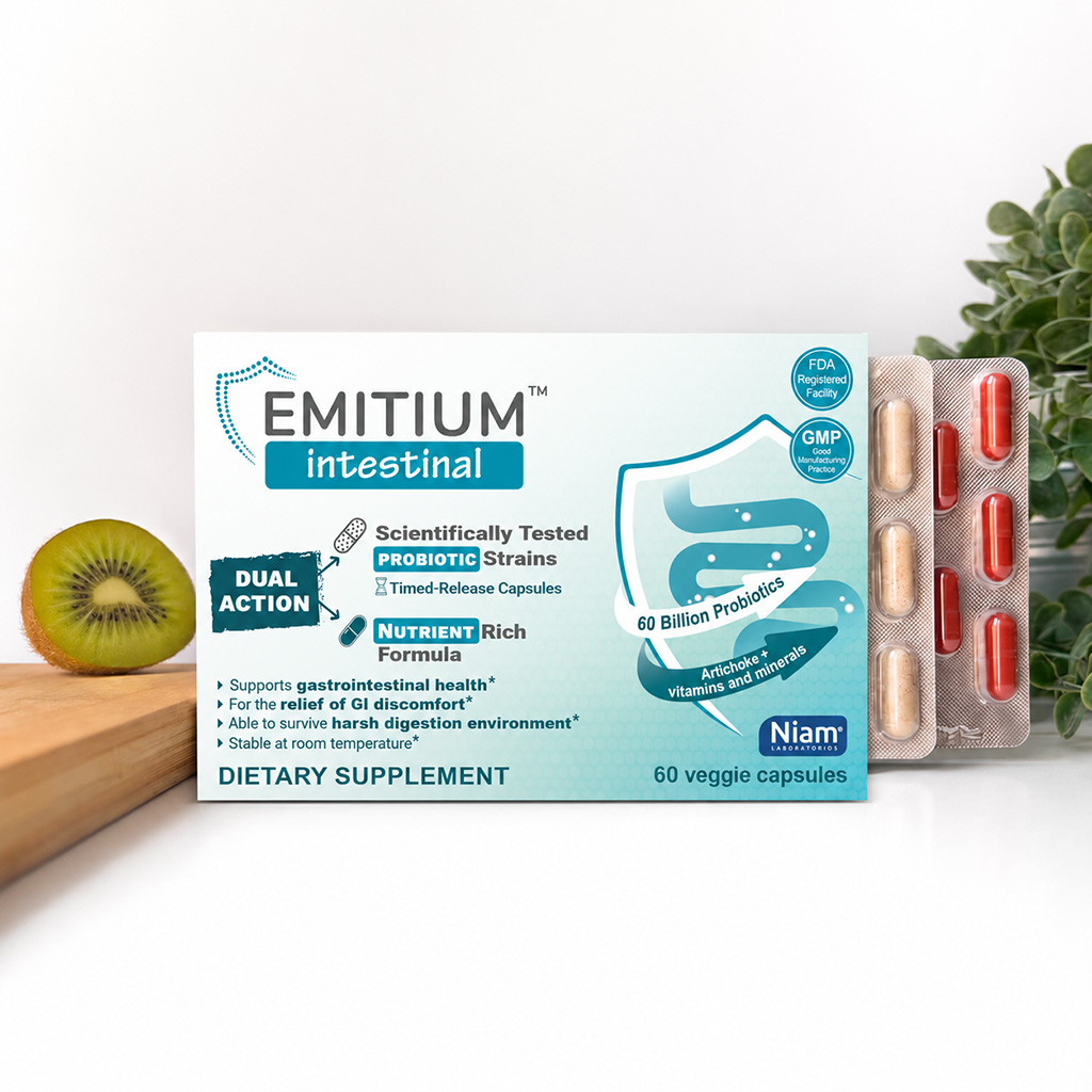 EMITIUM Intestinal, para el equilibrio digestivo