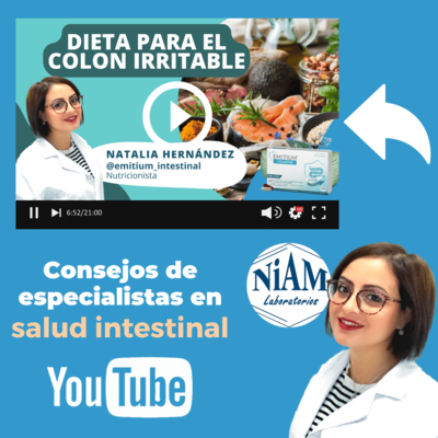 Consejos de especialistas en salud intestinal en nuestro canal de YouTube Laboratorios NIAM