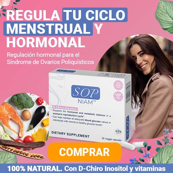 SOP NIAM regula tu ciclo menstrual y hormonal
