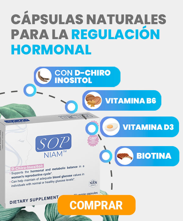 SOP NIAM, cápsulas naturales para la regulación hormonal