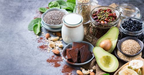 Varios alimentos ricos en magnesio beneficiosos para la menopausia