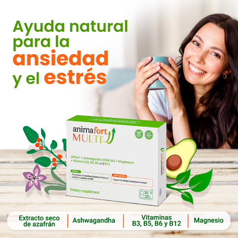 AnimaFort Multi, tu aliado natural para el estrés y la ansiedad