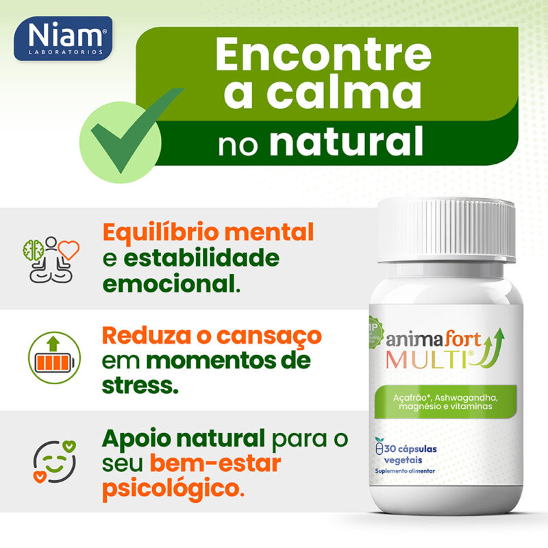 AnimaFort MULTI®, combate a ansiedade - Laboratórios Niam