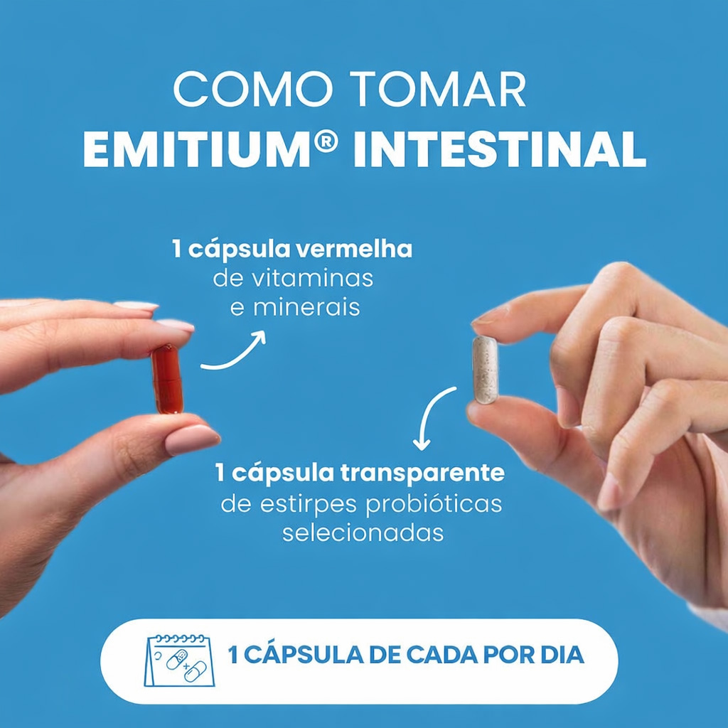 EMITIUM Intestinal, como tomar