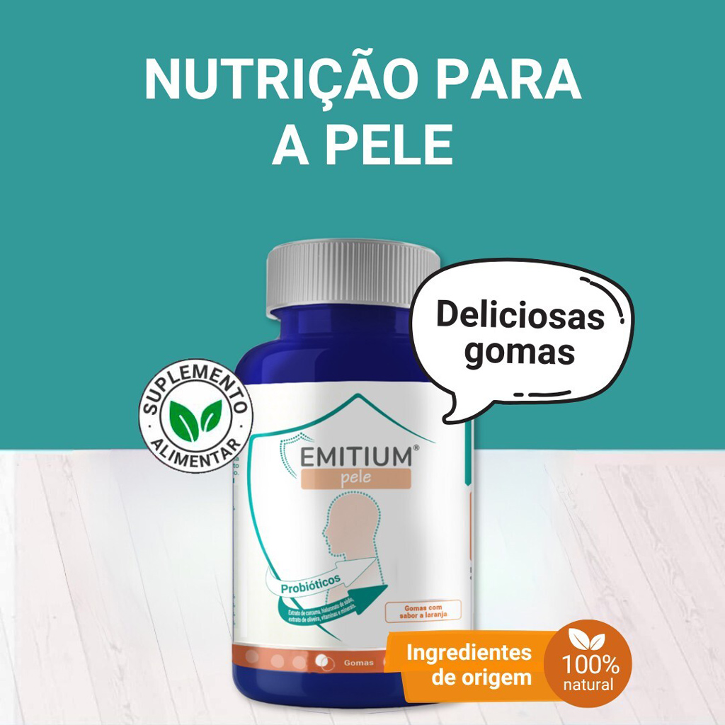 EMITIUM Pele, deliciosas gomas para uma pele protegida
