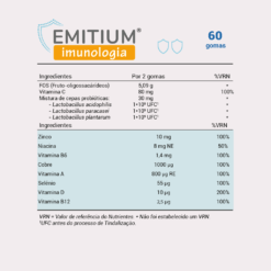 EMITIUM® Imunologia, ingredientes
