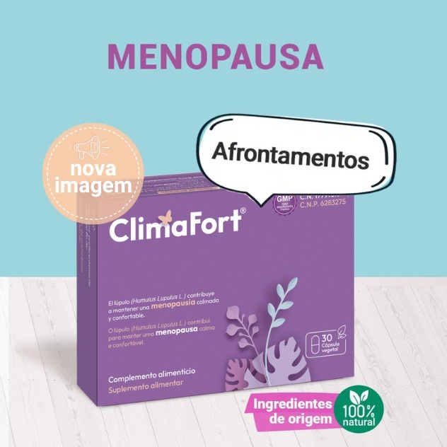 ClimaFort menopausa, suplemento alimentar em cápsulas