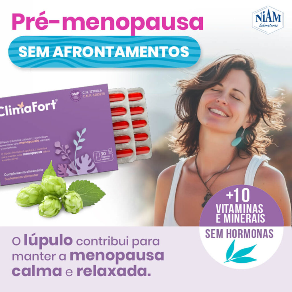 ClimaFort, alivia os afrontamentos da menopausa