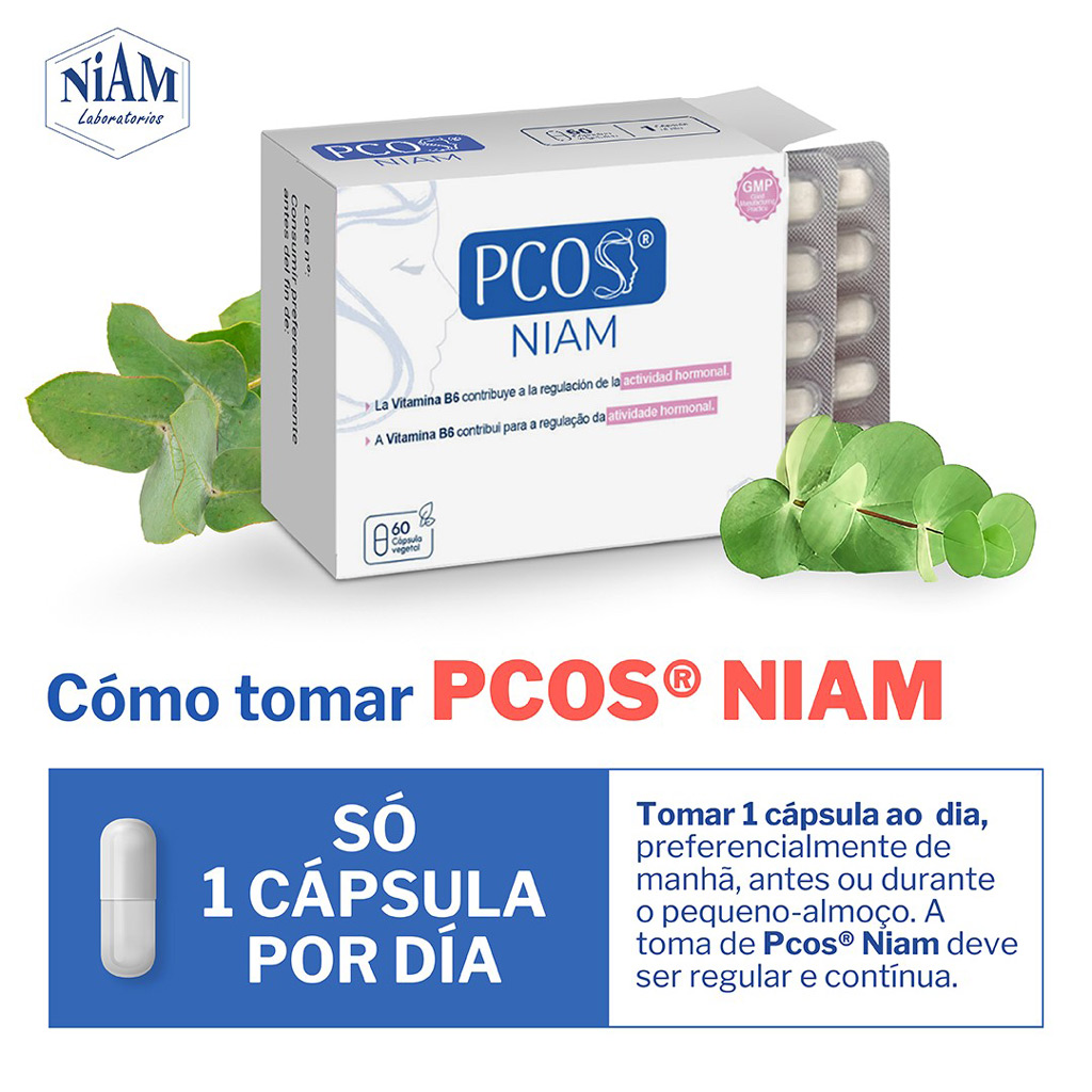 PCOS® NIAM, só 1 cápsula por dia