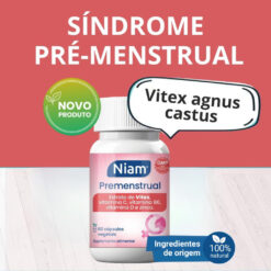 Niam Premenstrual, pastillas com Vitex agnus castus para os sintomas da menstruação