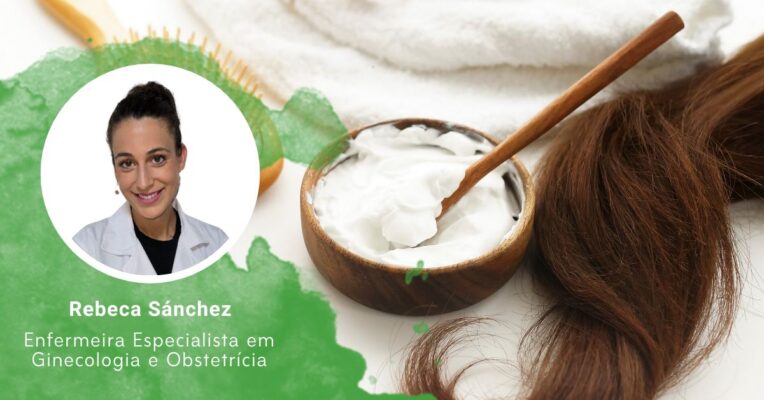 Imagem de destaque sobre os benefícios da biotina com cabelo e creme