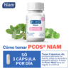 PCOS Niam, cápsula por día para a regulação hormonal