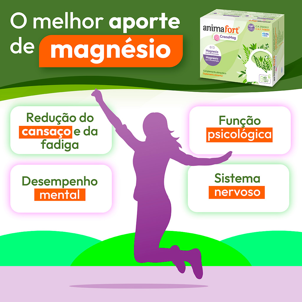 AnimaFort CronoMag, o melhor aporte de magnésio