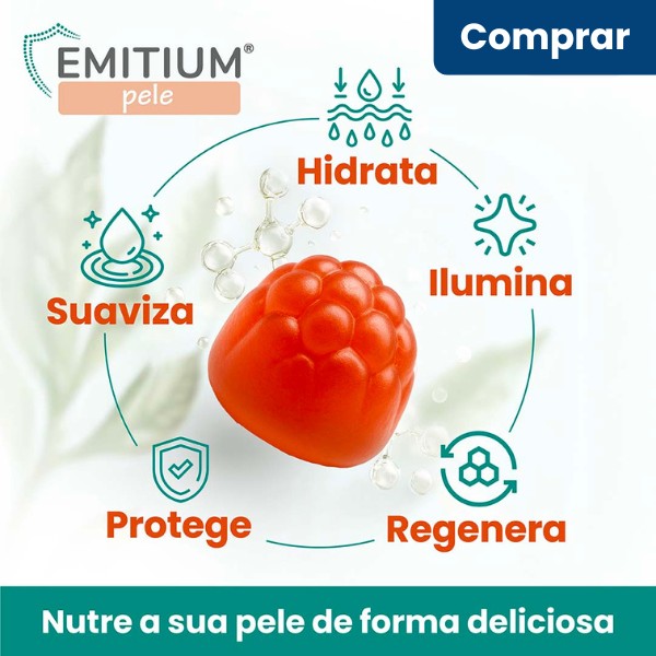 Banner EMITIUM Pele benefícios para a pele