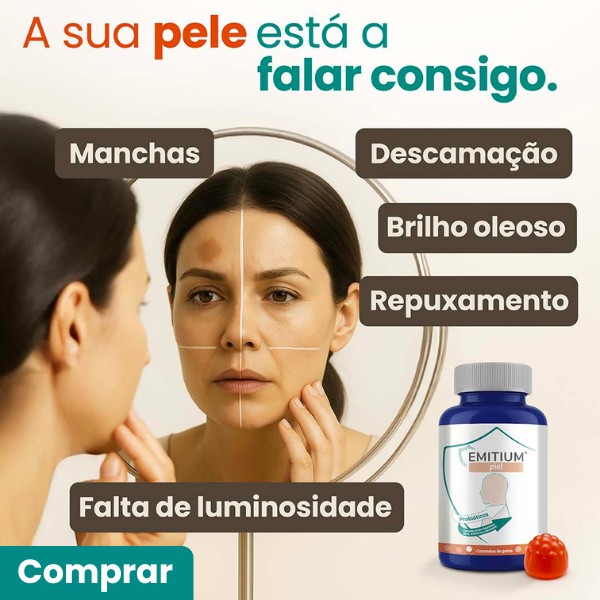 Banner EMITIUM Pele sintomas pele danificada