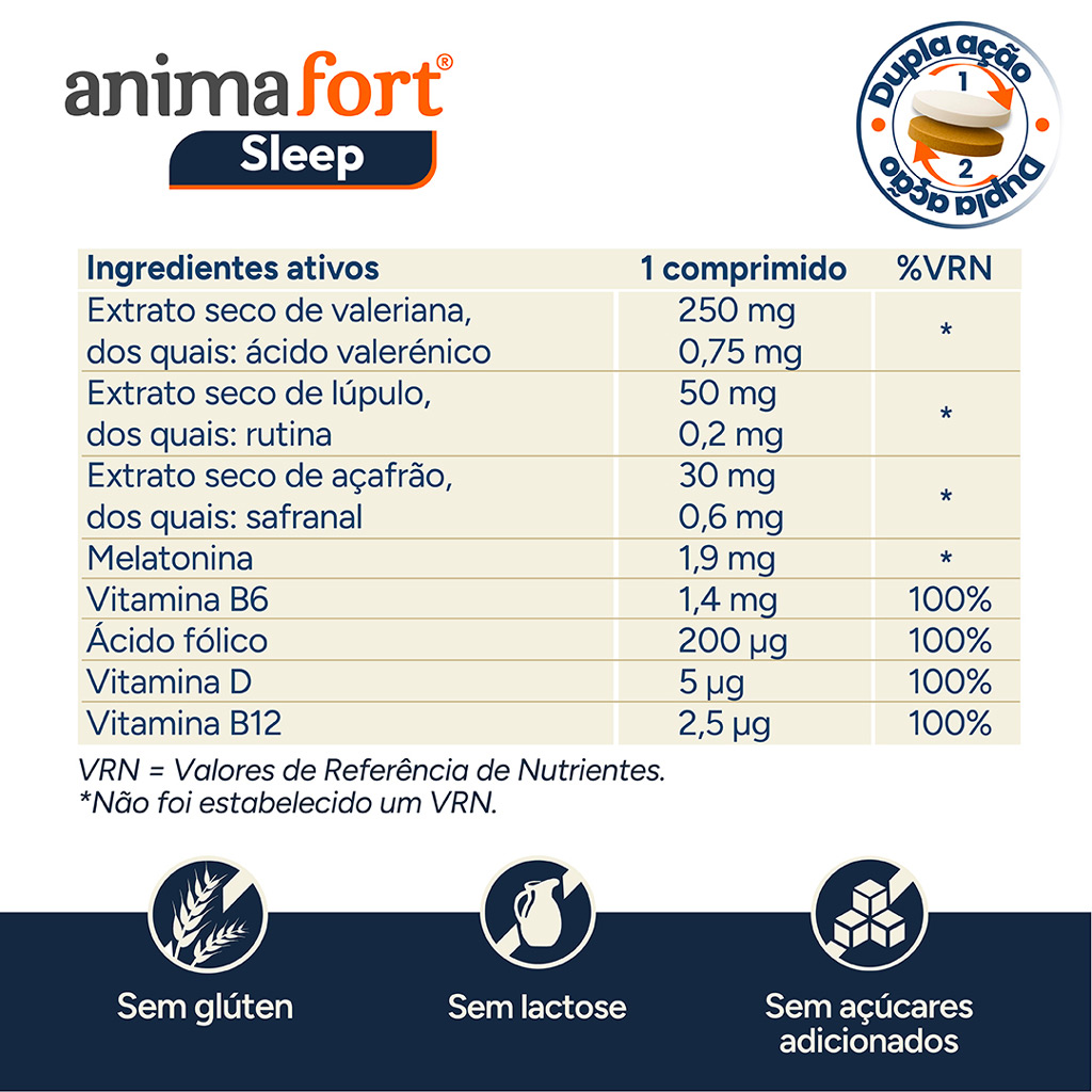 AnimaFort Sleep, suplemento natural para dormir.