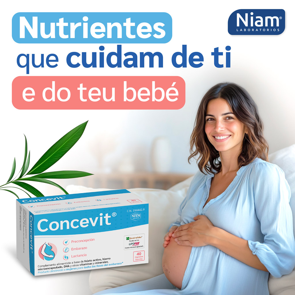 Concevit, nutrientes que cuidam de ti e do teu bebé