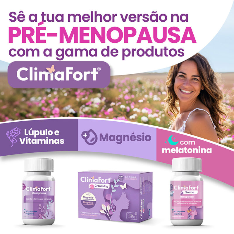 Gama ClimaFort, produtos para a menopausa