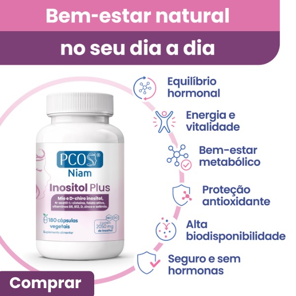 PCOS Inositol benefícios do inositol 40:1