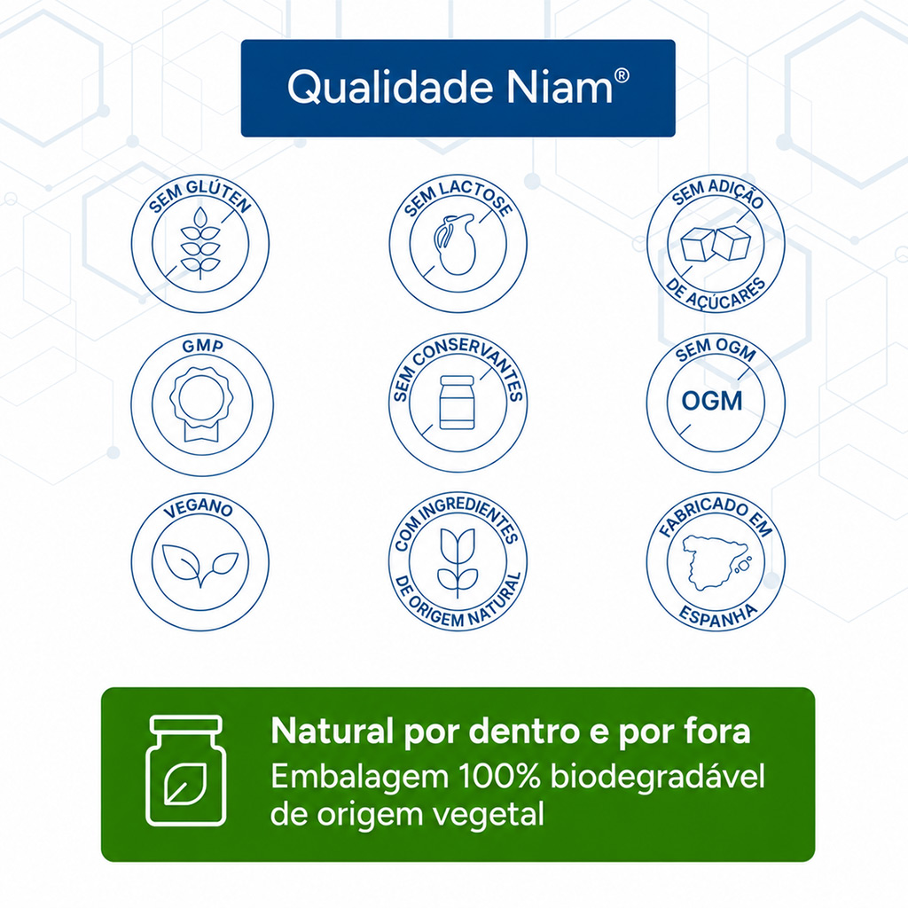 Suplementos alimentares com Qualidade Niam
