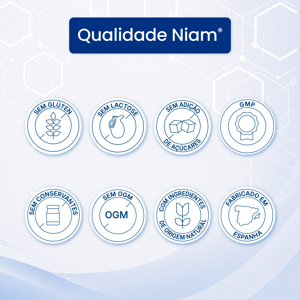 Qualidade Niam, produtos naturais com ingredientes seleccionados
