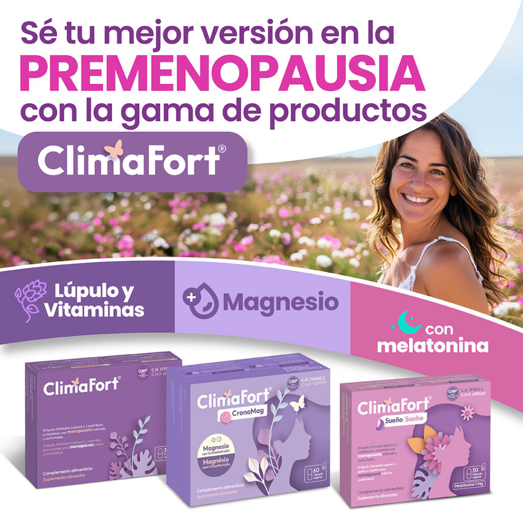 Sé tu mejor versión en la premenopausia con Climafort®