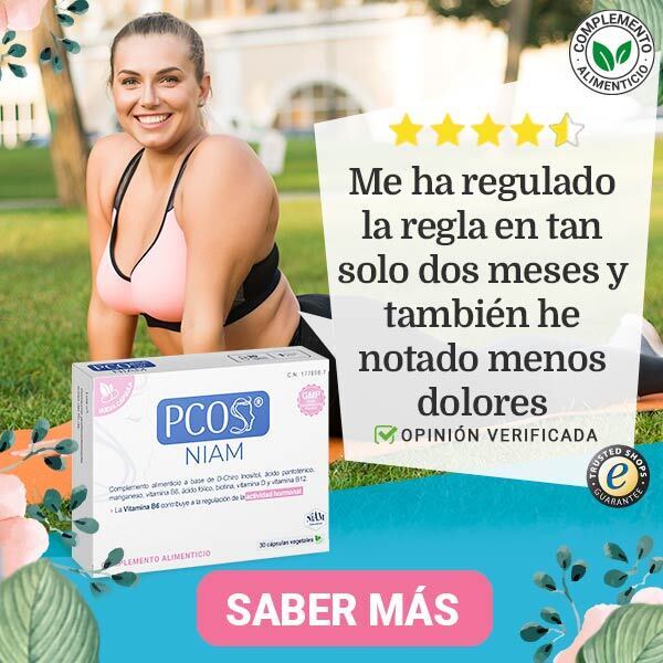 Banner producto PCOS para ayudar a regular la menstruación