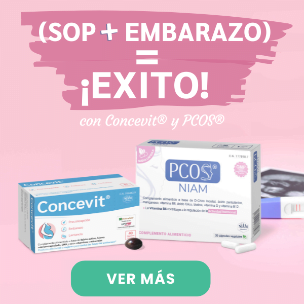 SOP + EMBARAZO = ¡ÉXITO! Con cajas de Concevit y PCOS NIAM