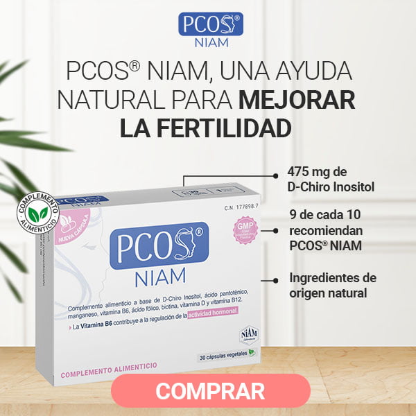 Banner de PCOS NIAM, complemento para mejorar la fertilidad en mujeres con SOP
