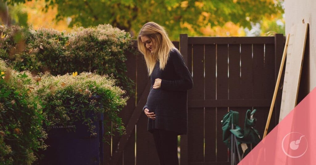 Mujer embarazada y días fértiles