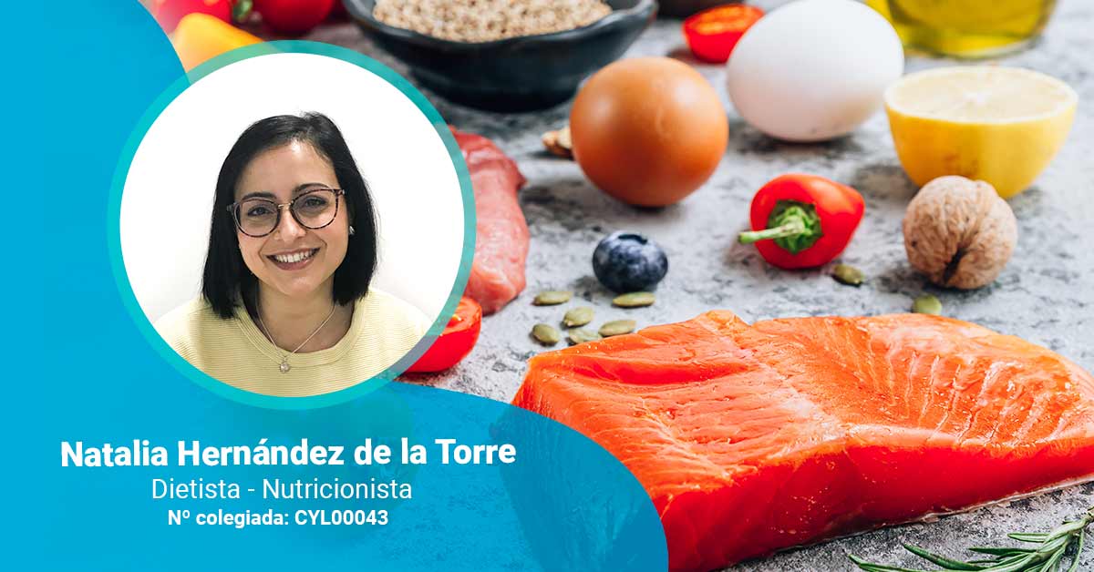 Natalia HernÃ¡ndez Nutricionista y foto de dieta FODMAP