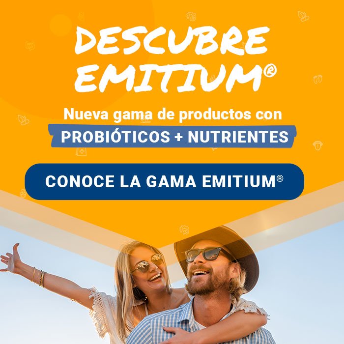 EMITIUM es la gama de probióticos de Laboratorios NIAM, que combina probióticos con nutrientes especialmente seleccionados