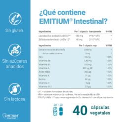 Ingredientes EMITIUM Intestinal