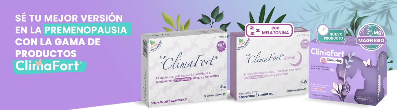 Gama de productos ClimaFort para la menopausia