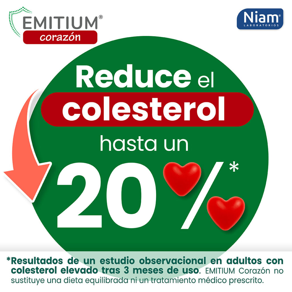 EMITIUM CORAZON - Reduce colesterol 20%