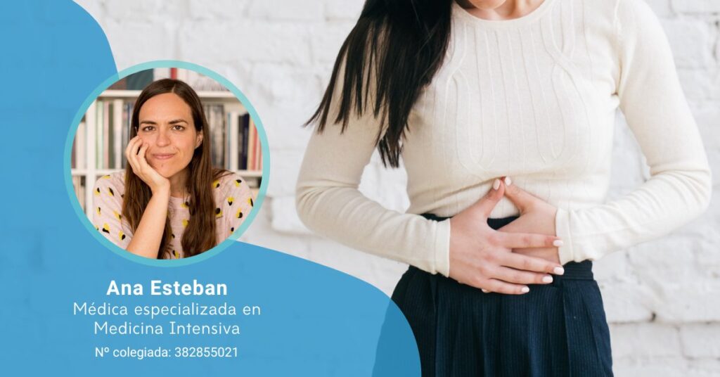 Cabecera del artículo sobre los síntomas del SIBO con foto de su autora Ana Esteban