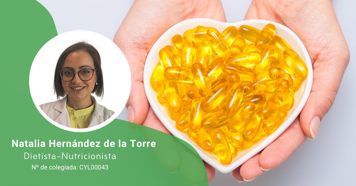 Cabecera del post sobre pastillas naturales para el colesterol con imagen de su autora, Natalia HernÃ¡ndez