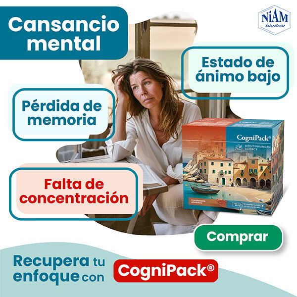 Banner Cognipack para el cansancio mental