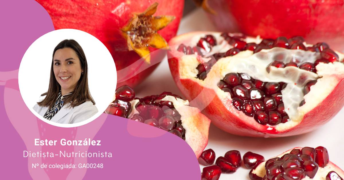Cabecera del artículo sobre por qué son importantes los antioxidantes en la menopausia con foto de su autora, Ester González