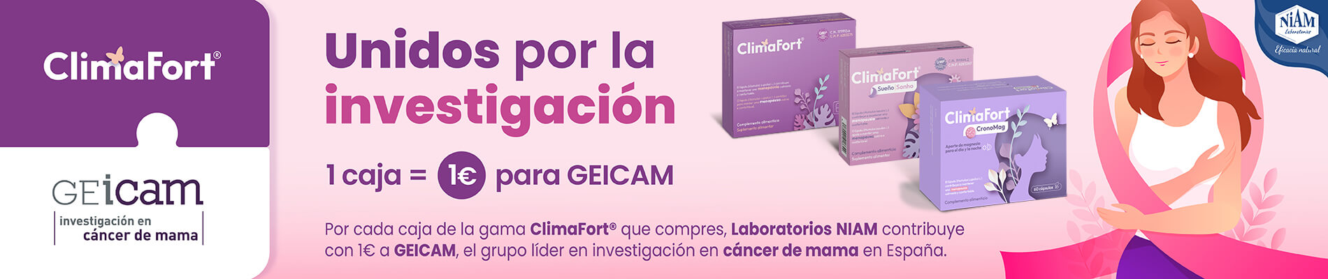 Climafort® y Geicam, unidos por la investigación en cáncer de mama