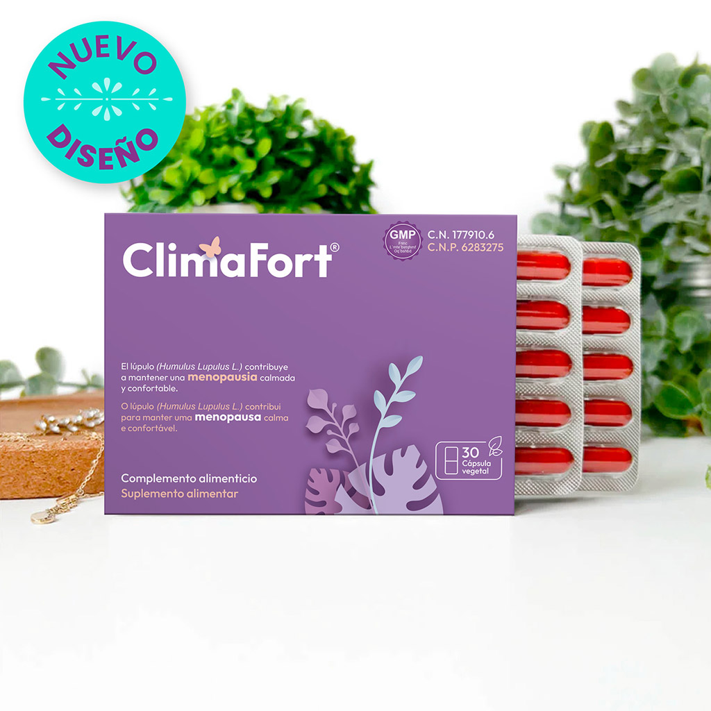 Climafort® complemento alimenticio para la menopausia